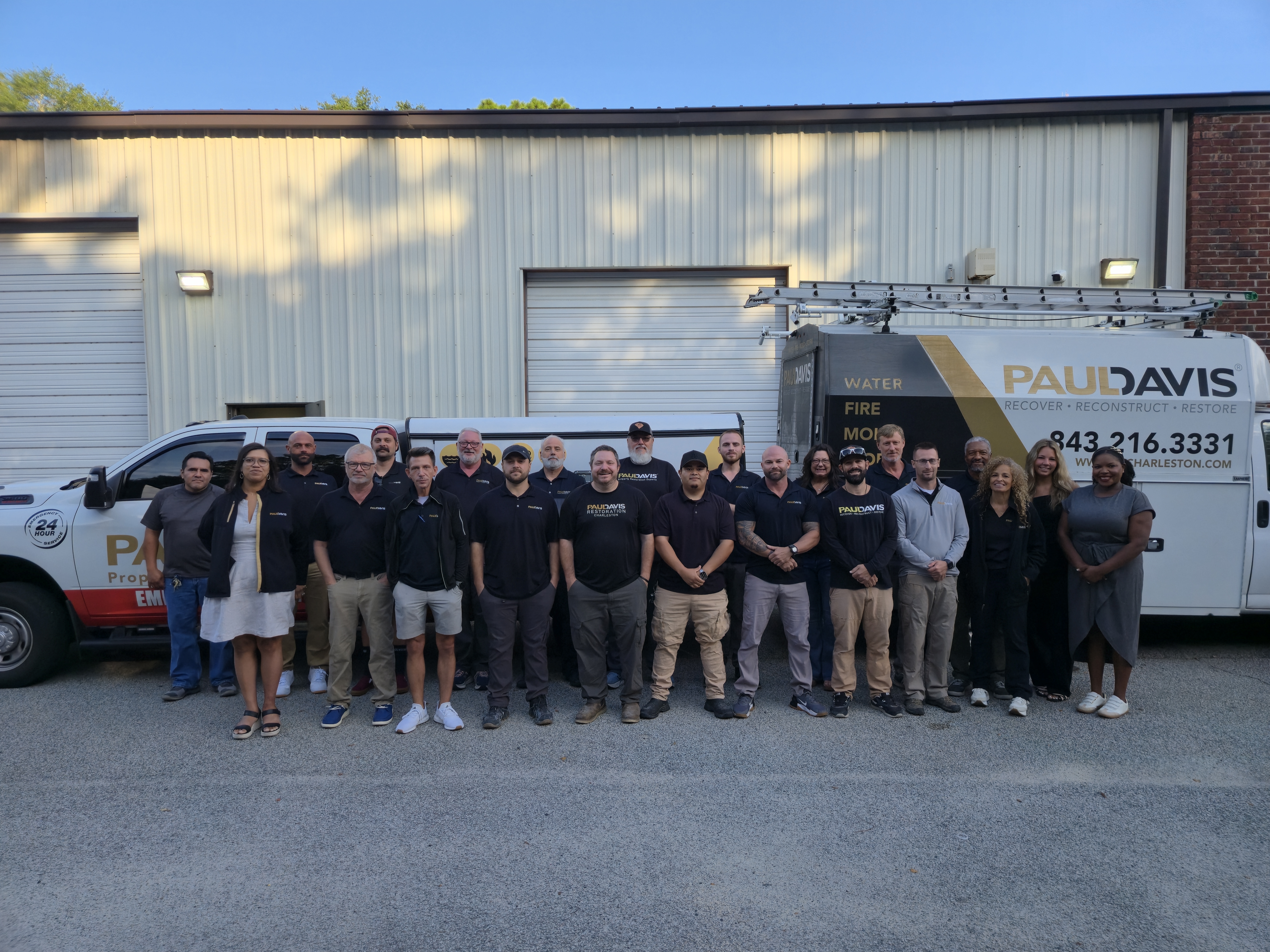 Paul Davis Restoration Corporate staff members homepage hero image